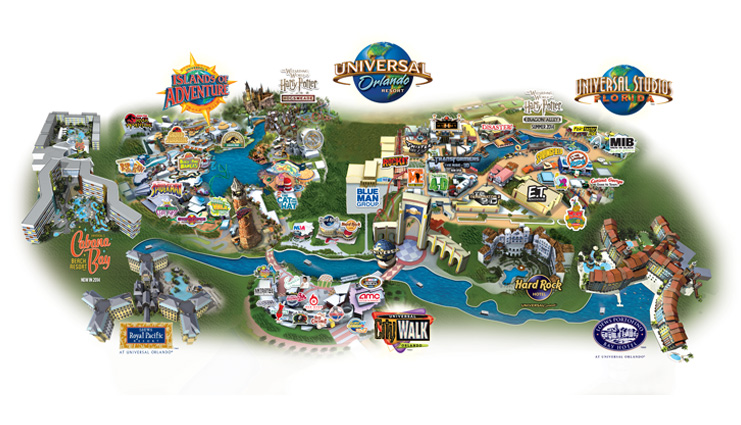 Ticket information for Universal Studios Theme Parks in Orlando Florida