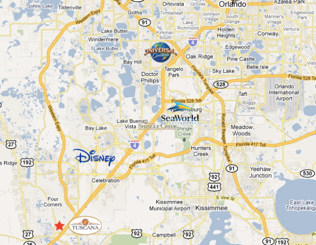 Osceola County Florida Map